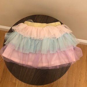 4T Tulle Multicolored Skirt